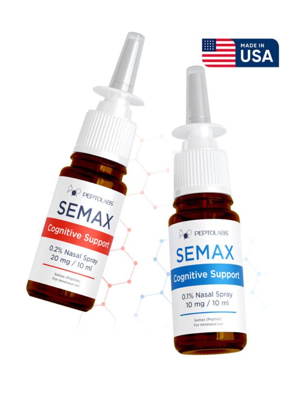Semax (Семакс) | 10mg/20mg – Назальний спрей 0.1% – ноотропний пептид